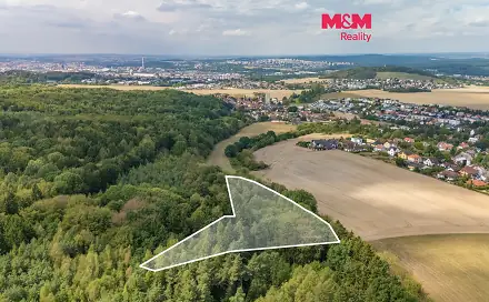Prodej lesa 6 522 m², Plzeň - Červený Hrádek