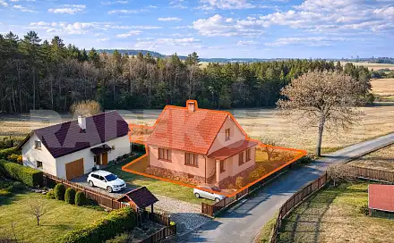 Prodej domu 72 m² s pozemkem 520 m², Vodice - Hájek, okres Tábor