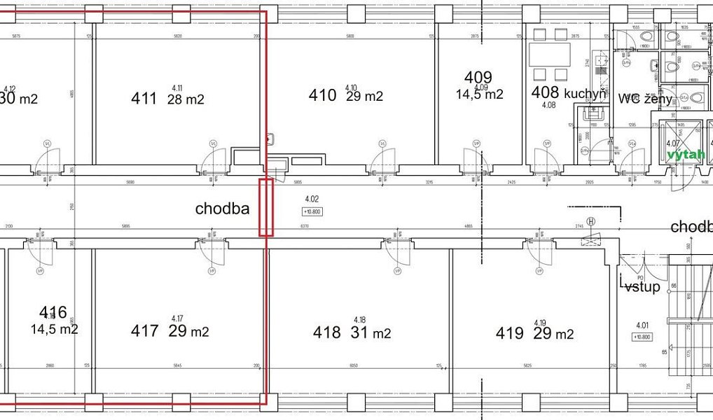 Pronájem kanceláře 160 m², Příbram – náhled fotky 24