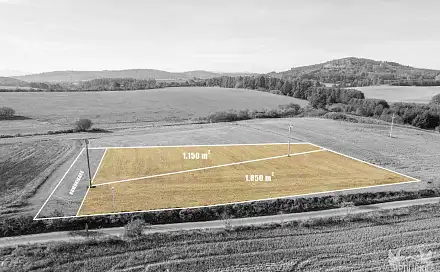 Prodej stavebního pozemku 1 850 m², Radomyšl