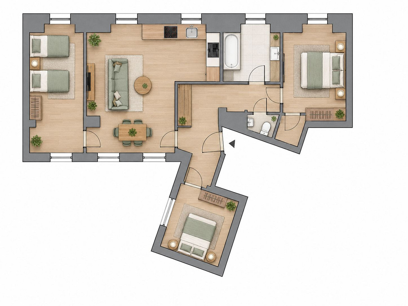 Prodej bytu 4+kk 108 m² — photo 3