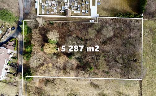 Prodej stavebního pozemku 5 287 m², Smilovy Hory, okres Tábor