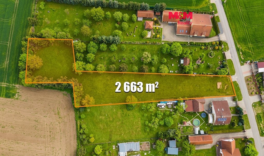 Prodej pozemku, 2660 m², Mladá Boleslav, Vlkava