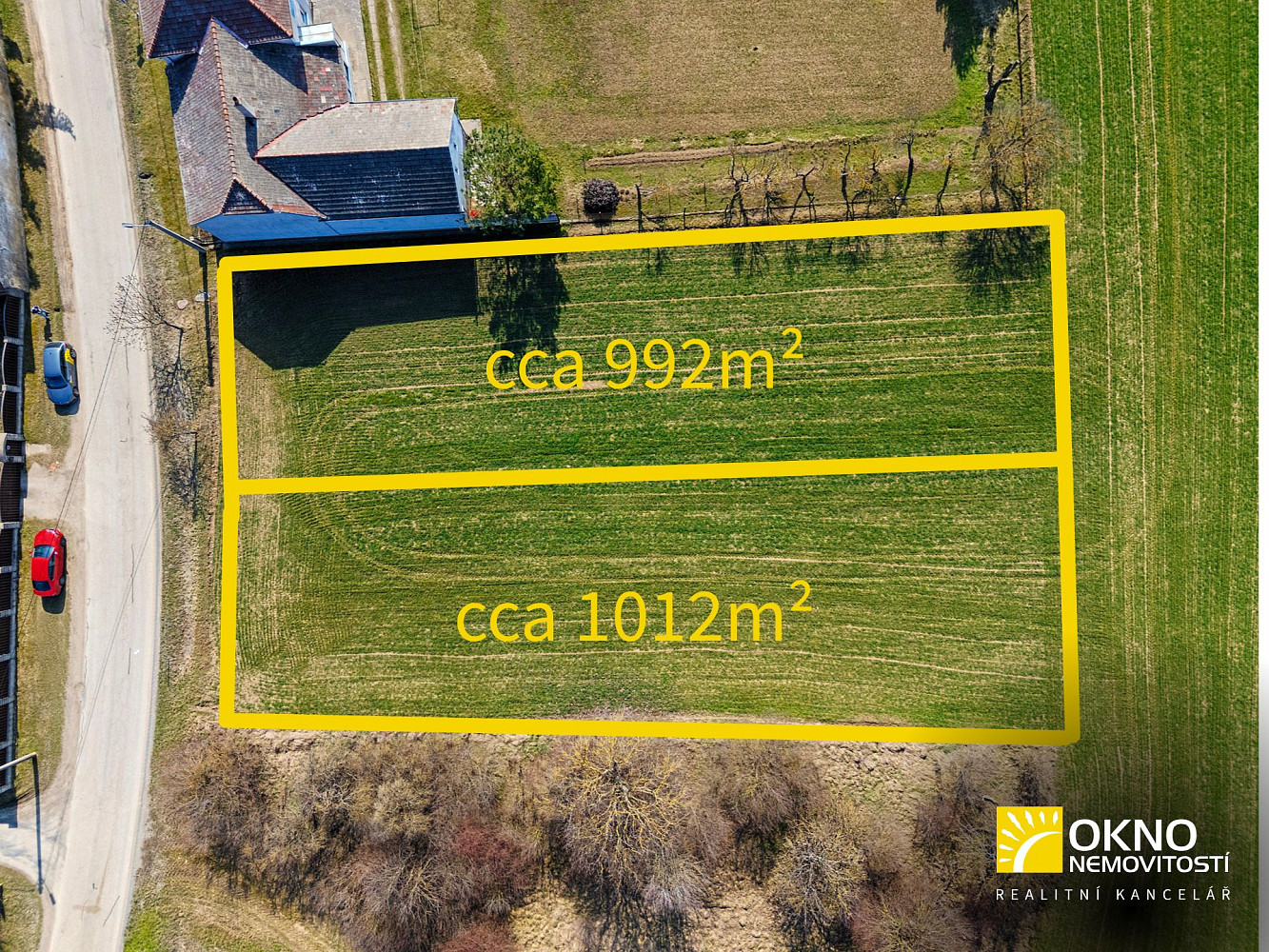 Prodej stavebního pozemku 992 m²