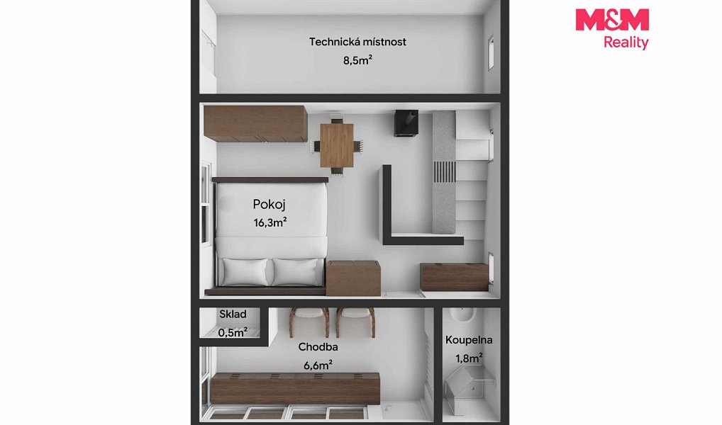 Prodej chaty/chalupy 42 m² s pozemkem 300 m², Černošín – náhled fotky 30