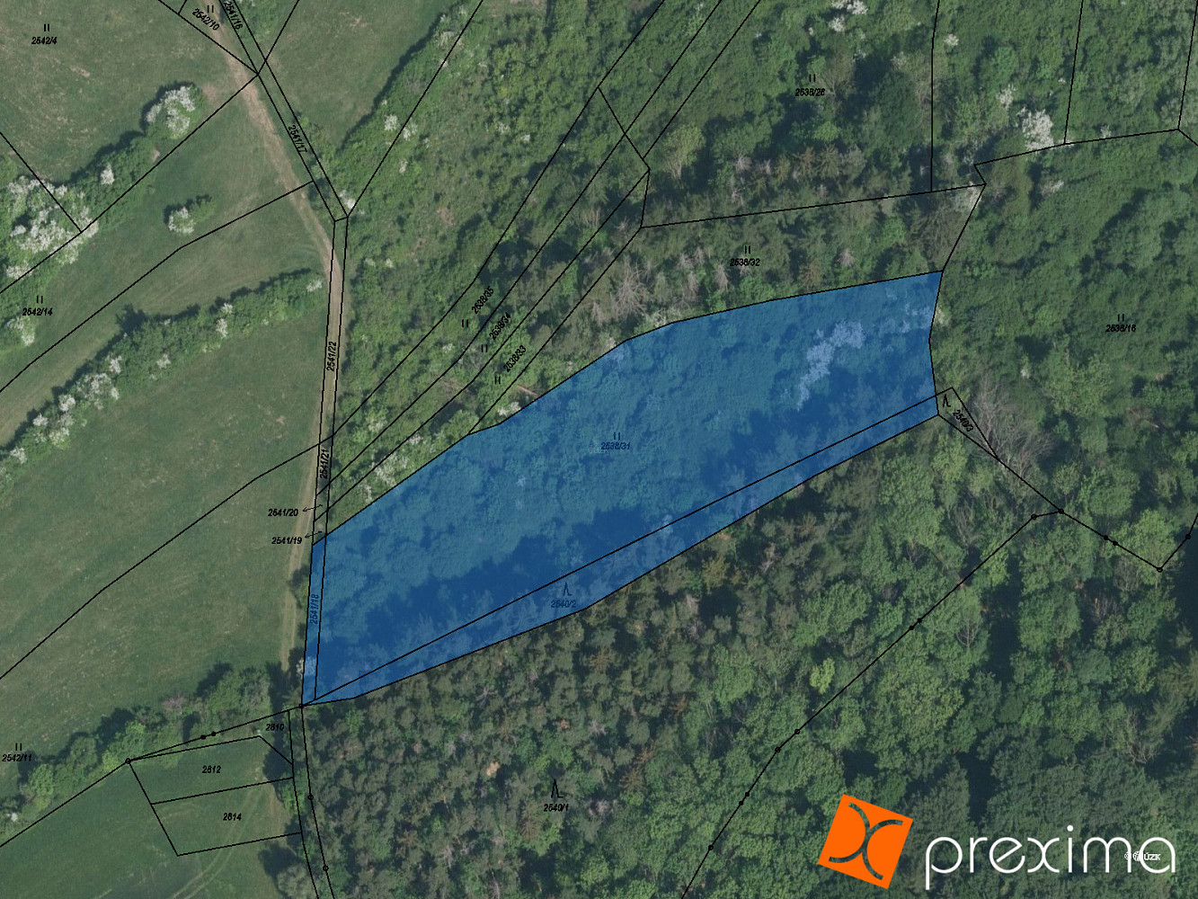 Prodej pozemku 686 m²