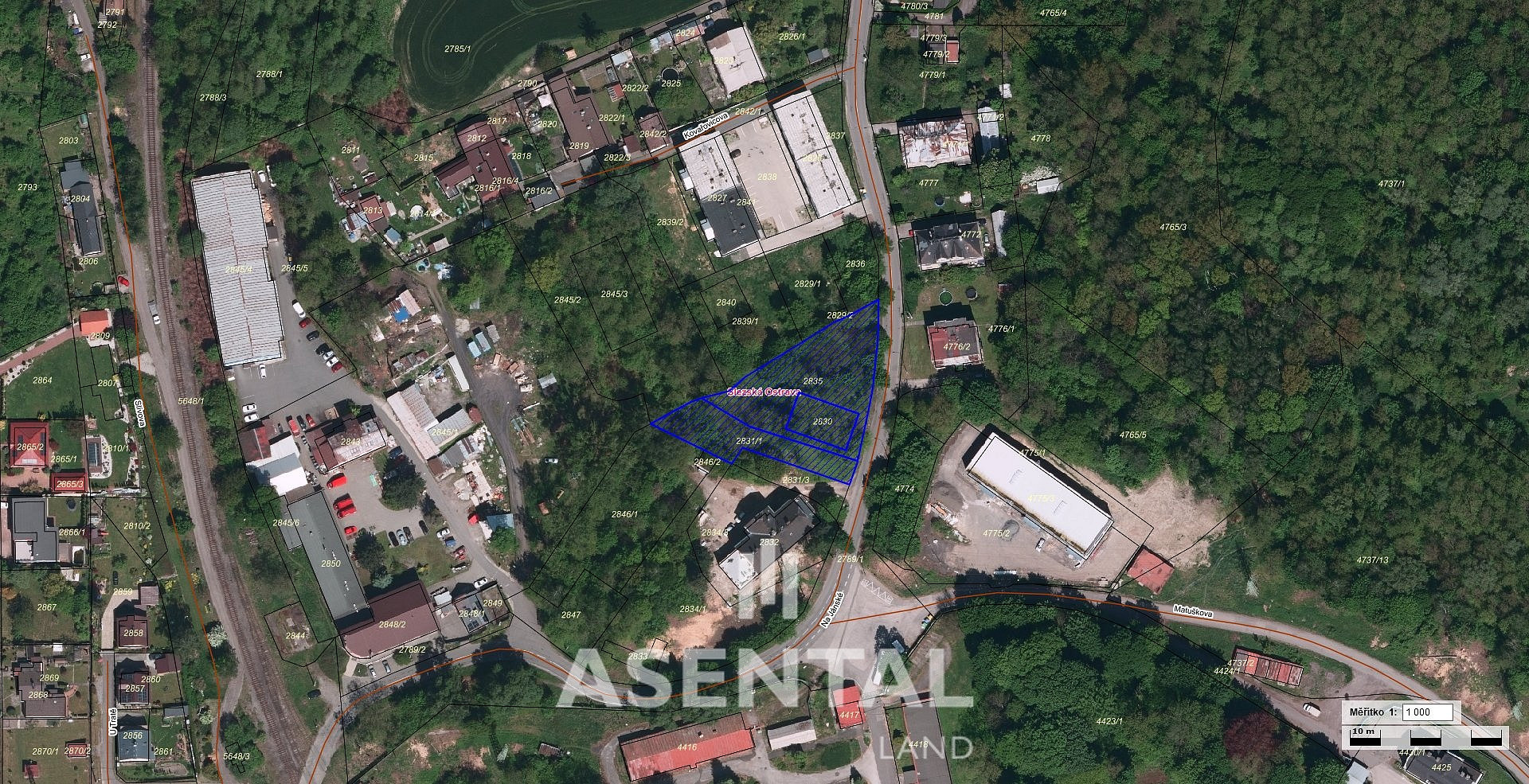Prodej stavebního pozemku 2 246 m²