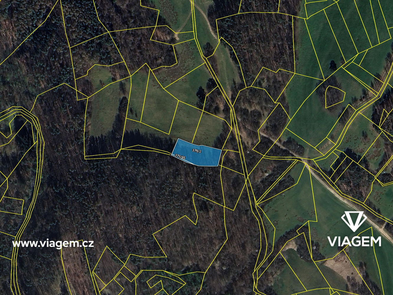 Prodej pole 405 m² – pohled 4