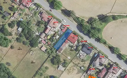 Prodej stavebního pozemku 51 m², Otročiněves, okres Beroun