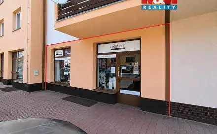 Pronájem obchodních prostor 107 m², U Rendlíku, Pelhřimov