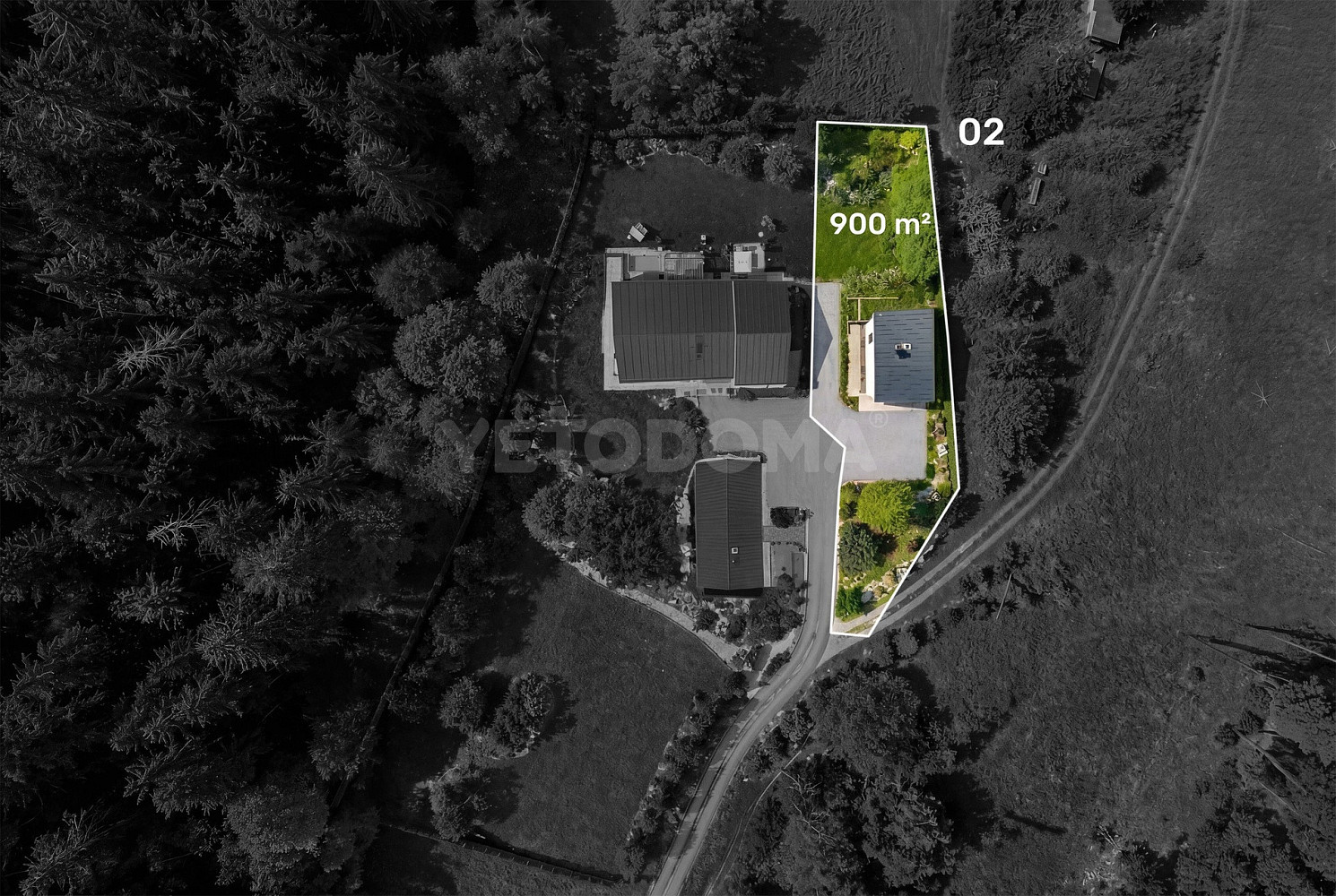 Prodej stavebního pozemku 900 m²