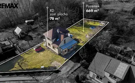 Prodej domu 118 m² s pozemkem 748 m², Lešná - Jasenice, okres Vsetín