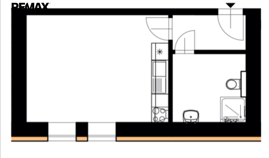 Pronájem bytu 1+kk 29 m², Jablonné v Podještědí – náhled fotky 3