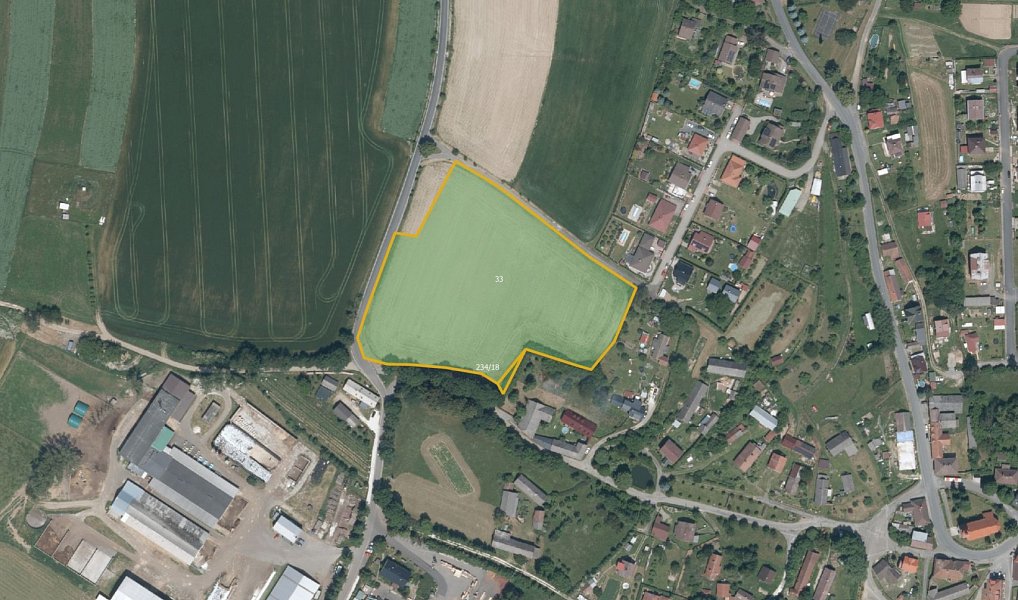 Prodej pozemku, 20128 m², Kutná Hora, Bohdaneč
