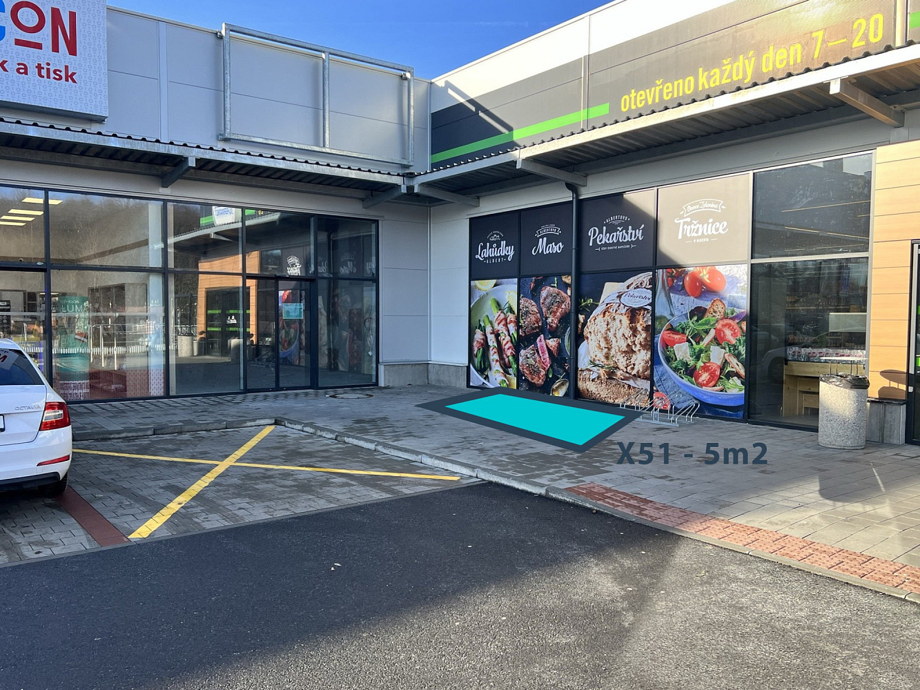 Pronájem obchodních prostor 5 m² – pohled 4