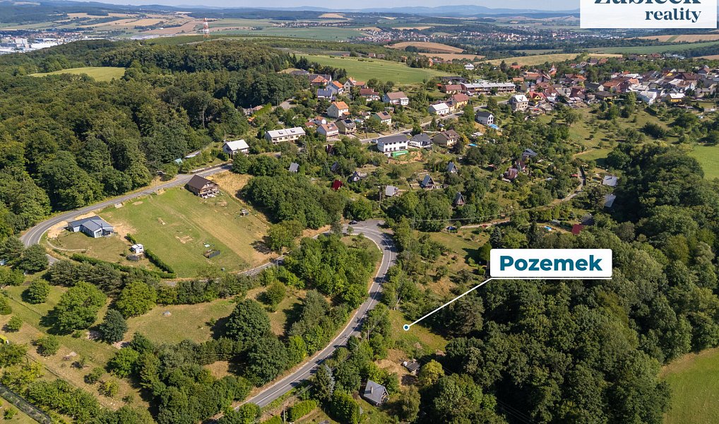 Prodej stavebního pozemku 1 256 m², Žlutava – náhled fotky 2