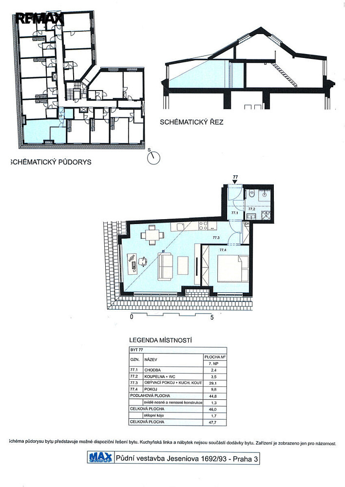 Prodej bytu 2+kk 48 m² – fotografie 3