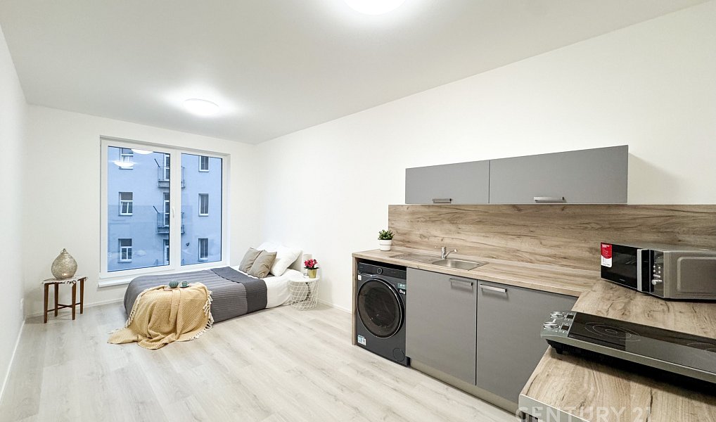 Pronájem bytu 1+kk, 28 m², Komárov - Brno-město, Brno