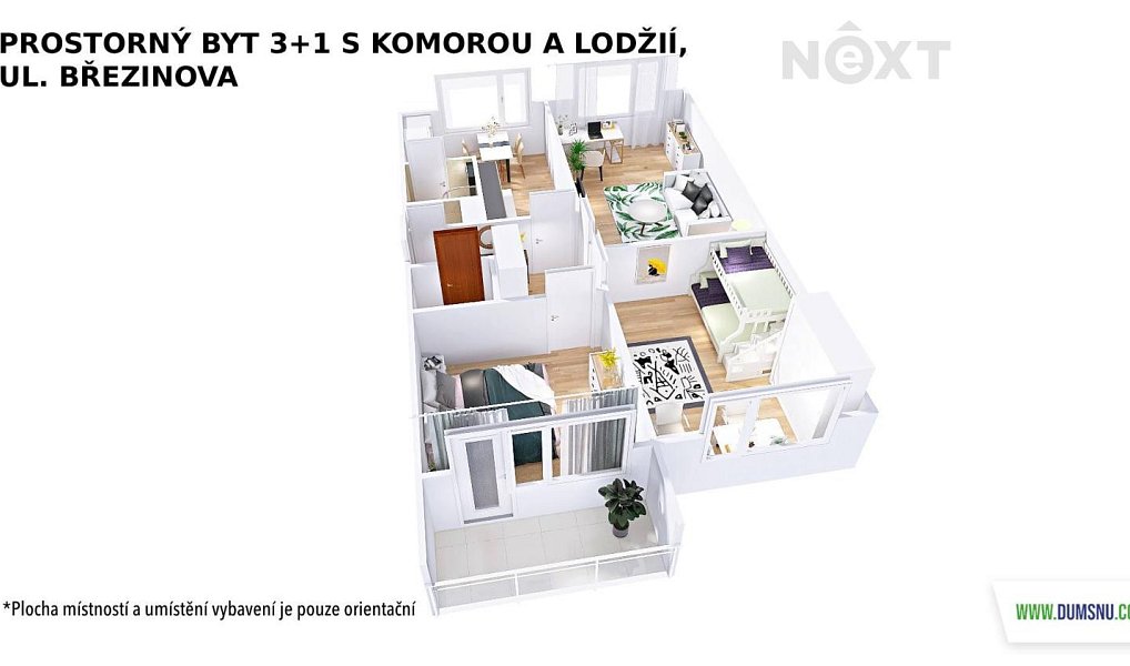 Pronájem bytu 3+1 73 m², Šumperk – náhled fotky 17
