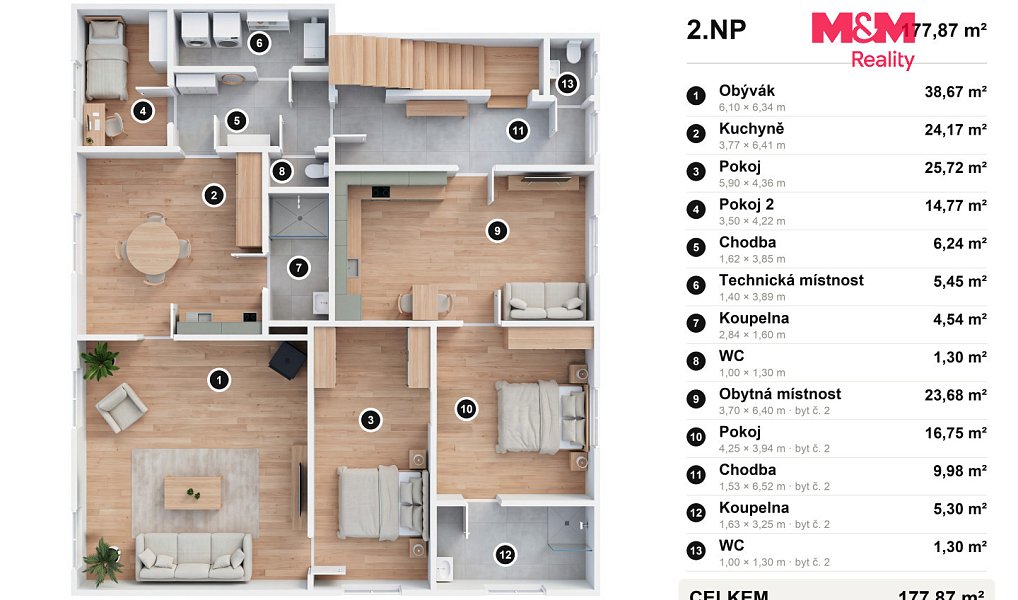 Prodej domu 340 m² s pozemkem 431 m², Studená – náhled fotky 21