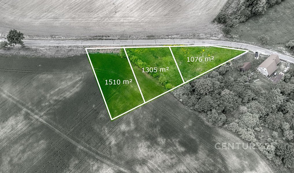 Prodej stavebního pozemku 1 305 m², Chrást – náhled fotky 7