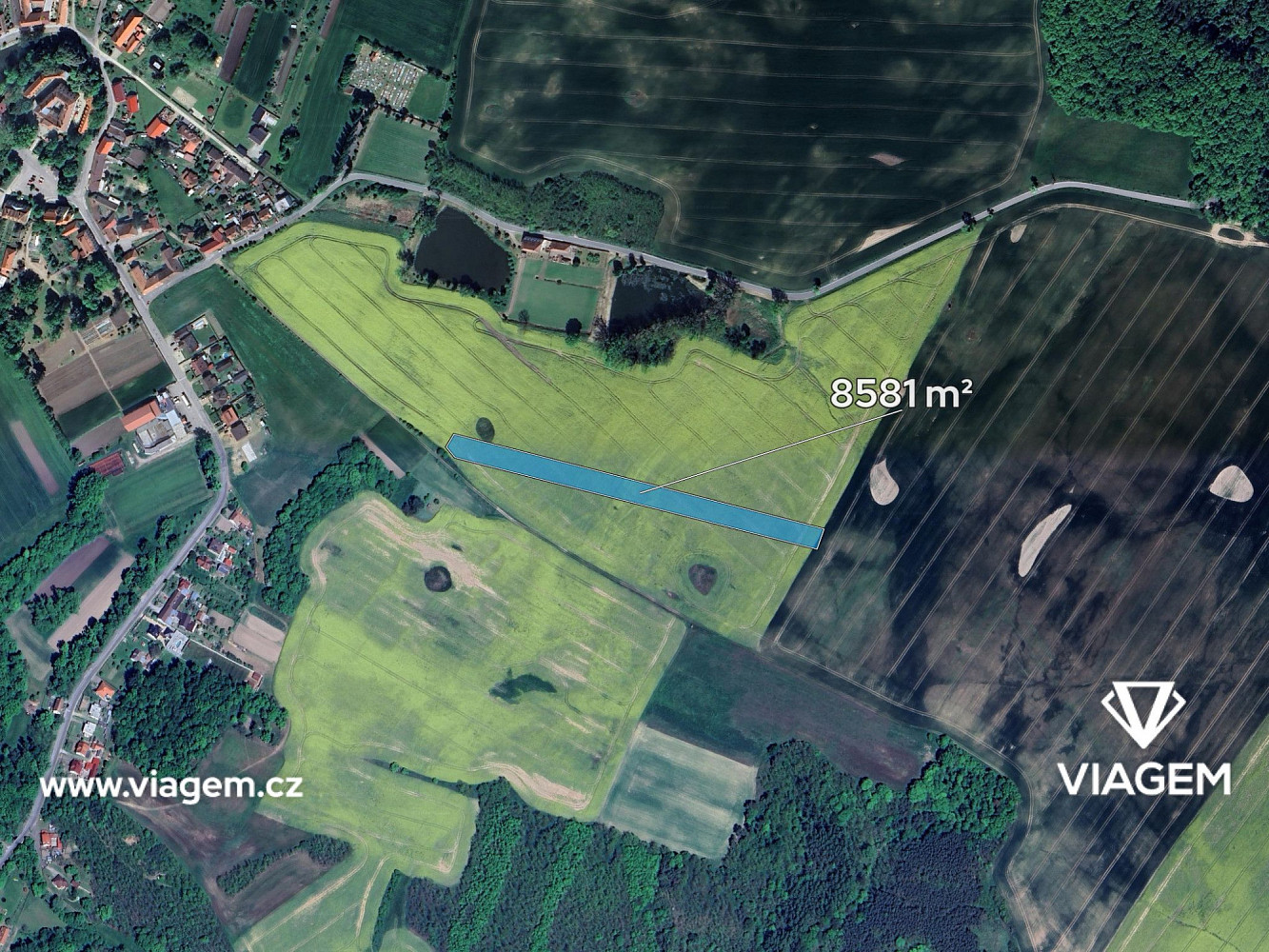 Prodej pole 953 m² – fotografie 2