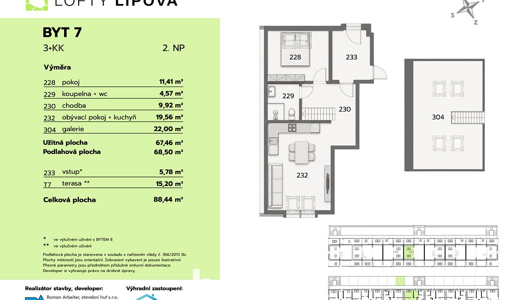 Prodej bytu 3+kk 69 m², Hodonice – náhled fotky 6