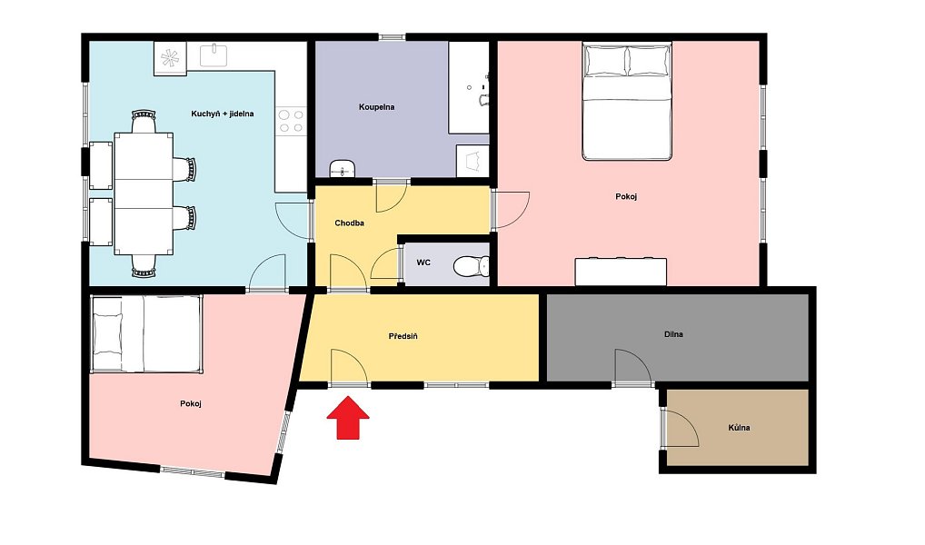 Prodej domu 80 m² s pozemkem 219 m², Strmilov – náhled fotky 7