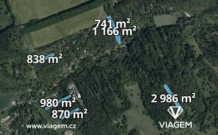 Prodej lesa 3 980 m², Kněždub, okres Hodonín