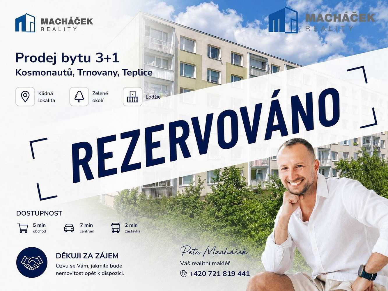 Prodej bytu 3+1 83 m²