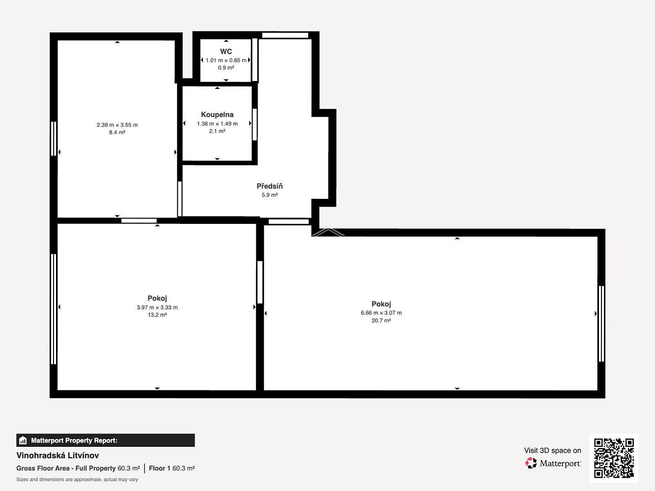 Prodej bytu 2+1 56 m² — photo 4