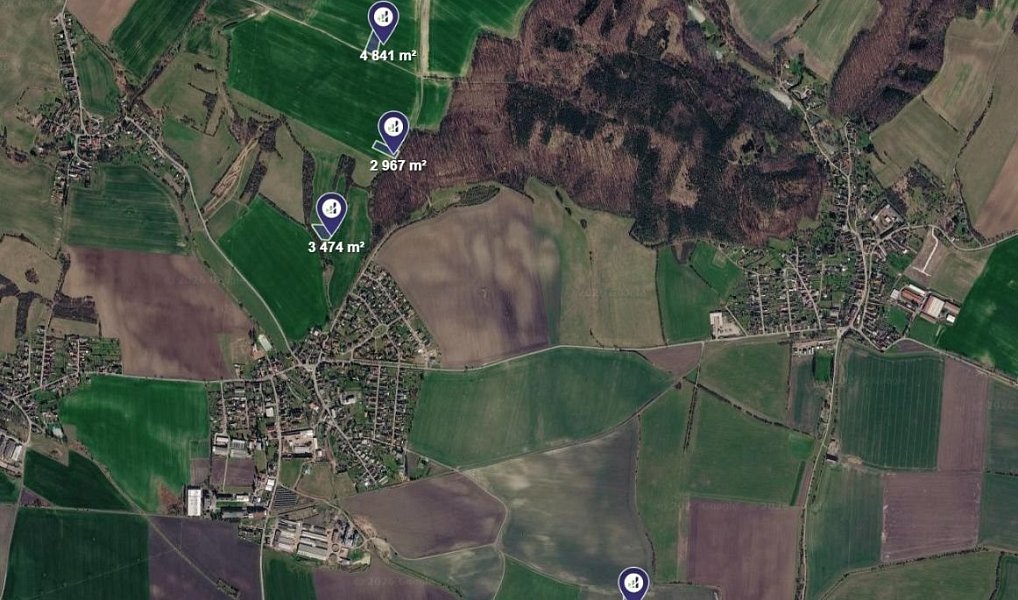 Prodej pole 14 384 m², Semčice – náhled fotky 5
