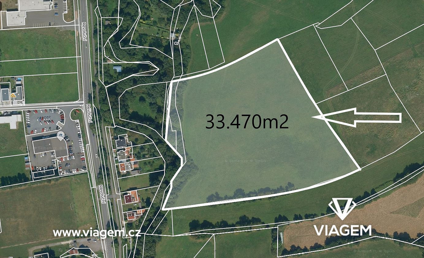 Prodej pole 8 367 m²