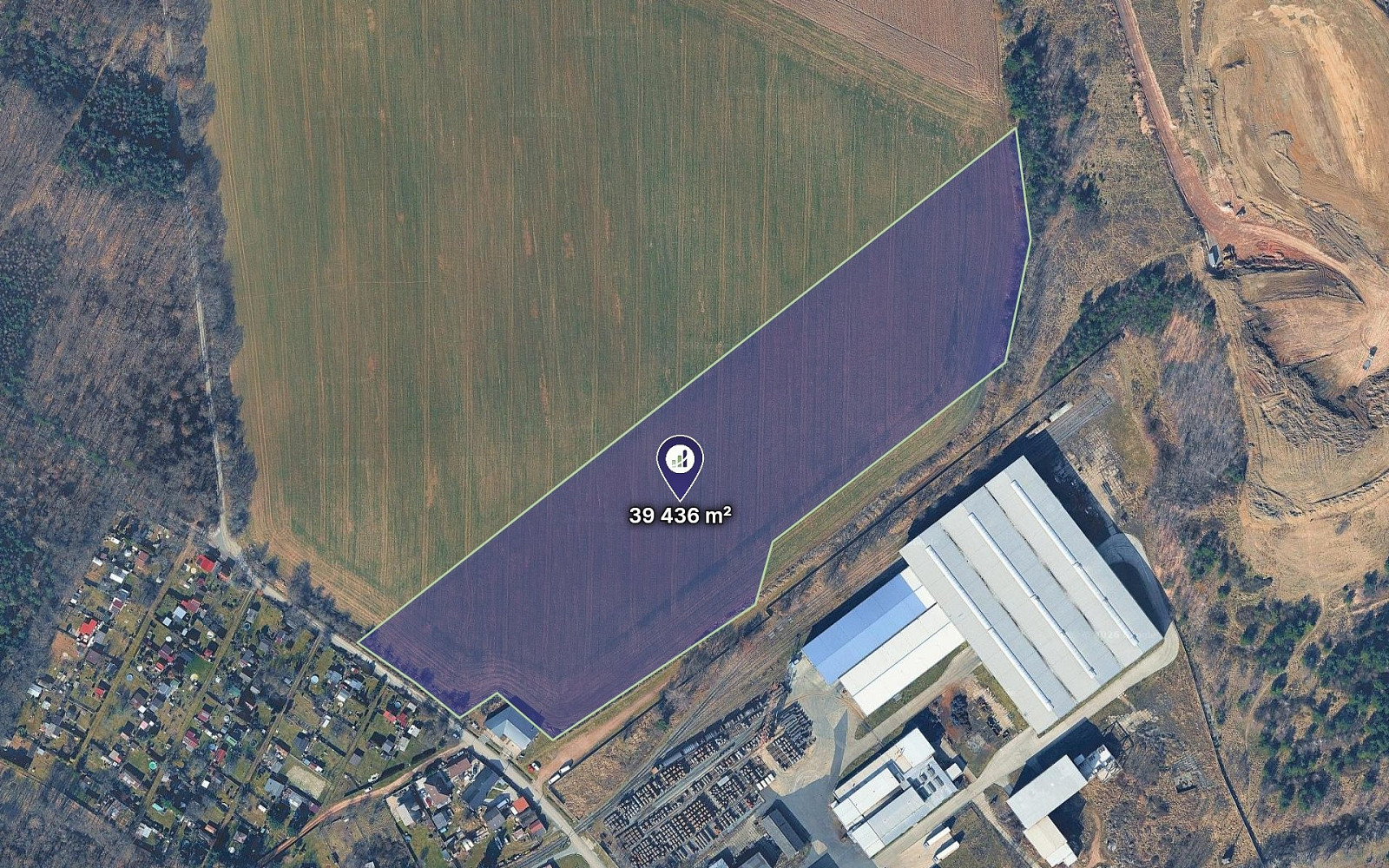 Prodej komerčního pozemku 39 436 m²