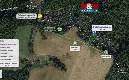 Prodej zahrady 509 m², Děčín - Děčín XXVIII-Folknáře