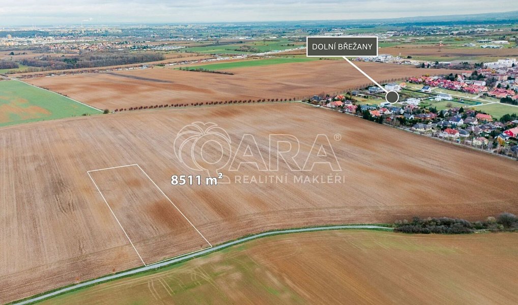 Prodej pole 8 511 m², Dolní Břežany – náhled fotky 2
