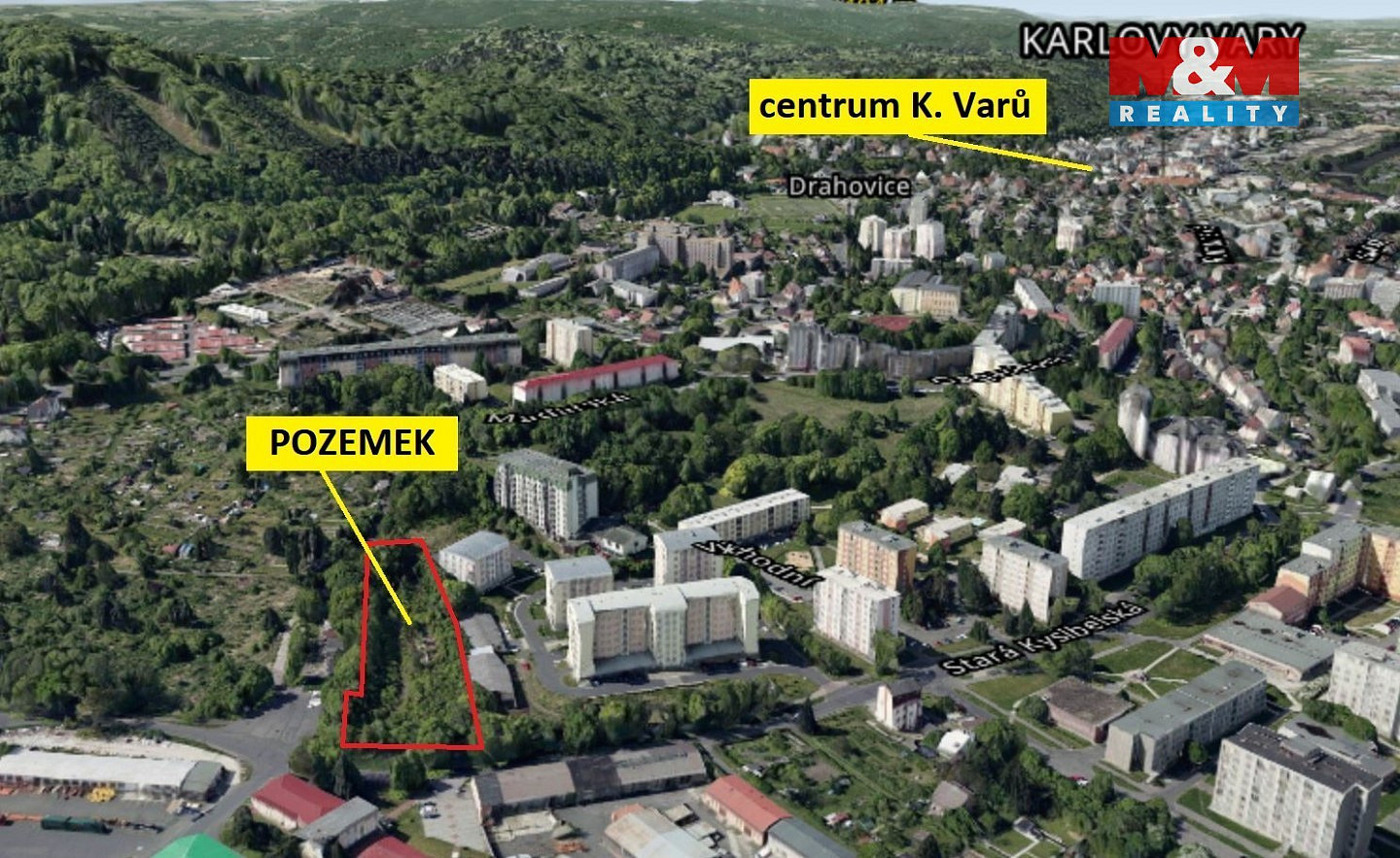 Prodej komerčního pozemku 4 294 m² – pohled 4