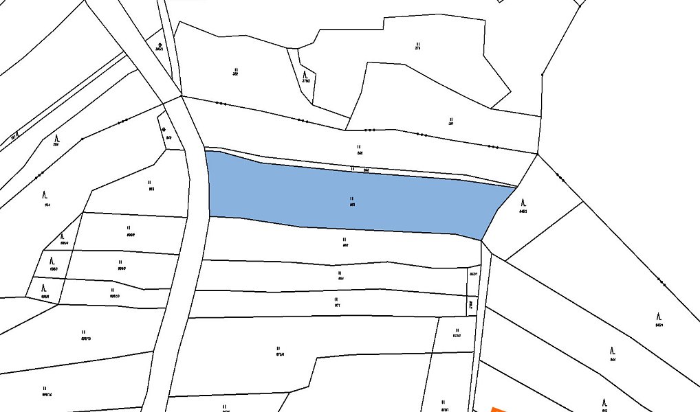Prodej louky 1 506 m², Mysletice – náhled fotky 2
