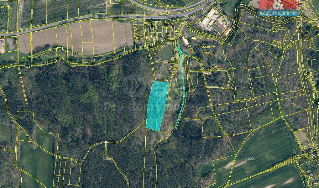 Prodej stavebního pozemku 10 875 m², Úštěk – náhled fotky 11