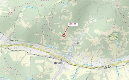 Dražba lesa 115 m², Hovězí