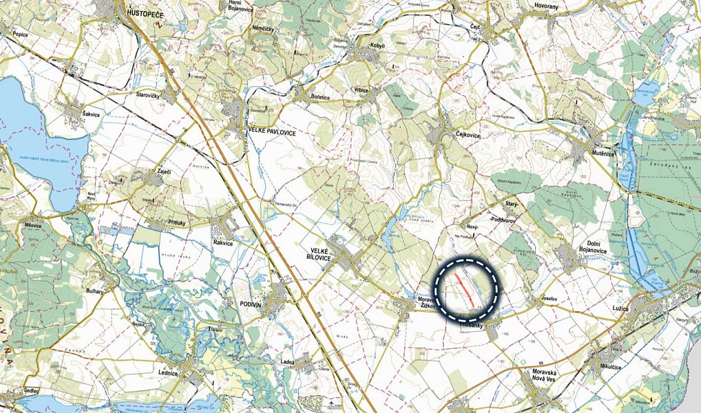Prodej pole 11 877 m², Prušánky – náhled fotky 3