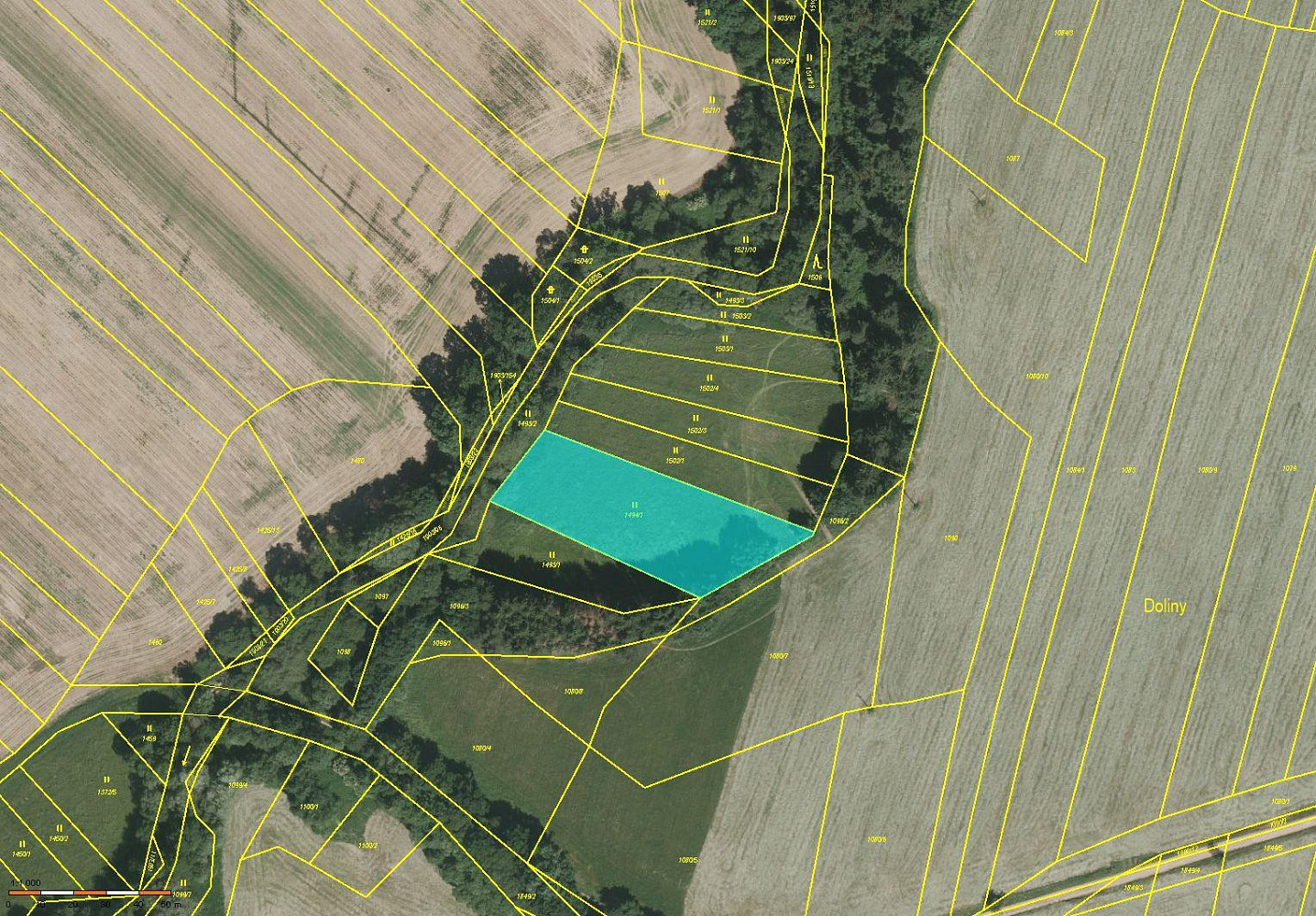Prodej pole 5 480 m²