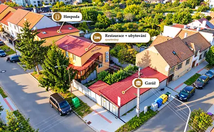 Prodej restaurace 319 m², U Padělku, Břeclav