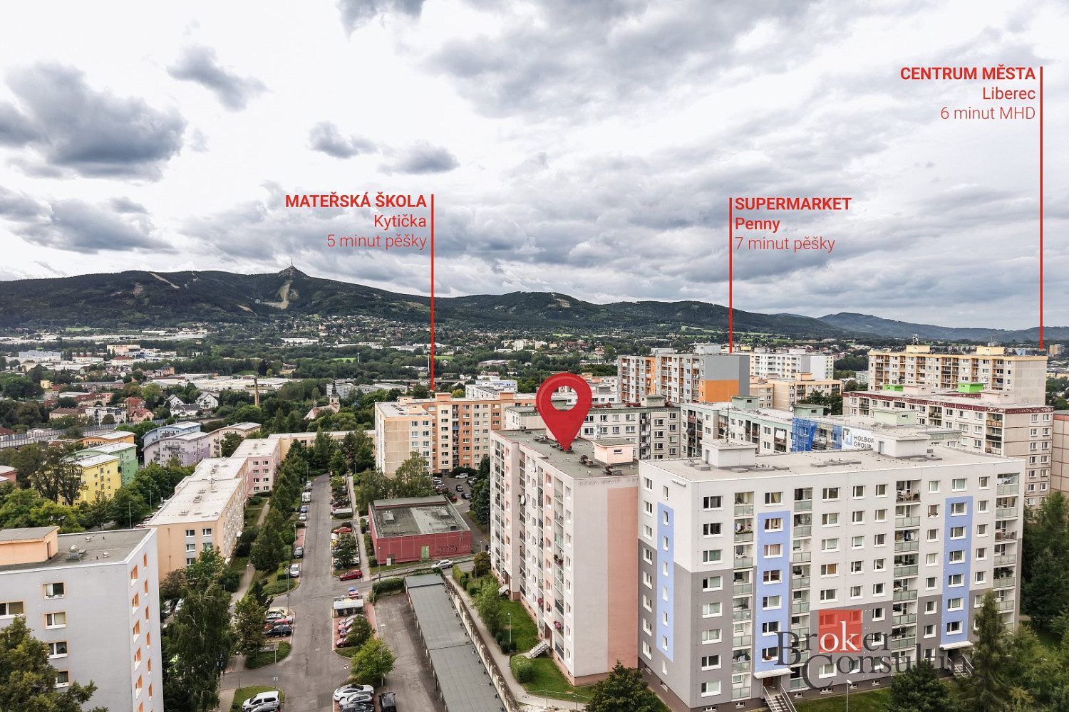 3 rooms, 73.0 m² in Liberec