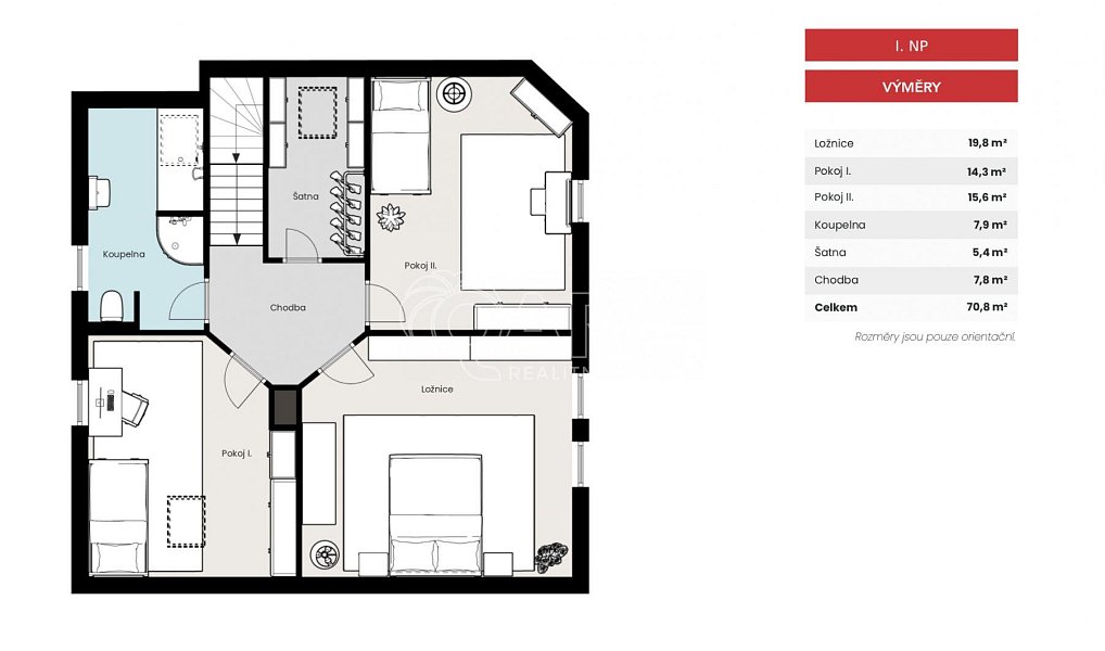 Prodej domu 145 m² s pozemkem 1 823 m², Ondřejov – náhled fotky 22