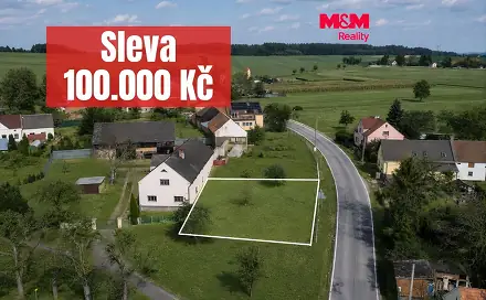 Prodej stavebního pozemku 617 m², Horní Kozolupy, okres Tachov