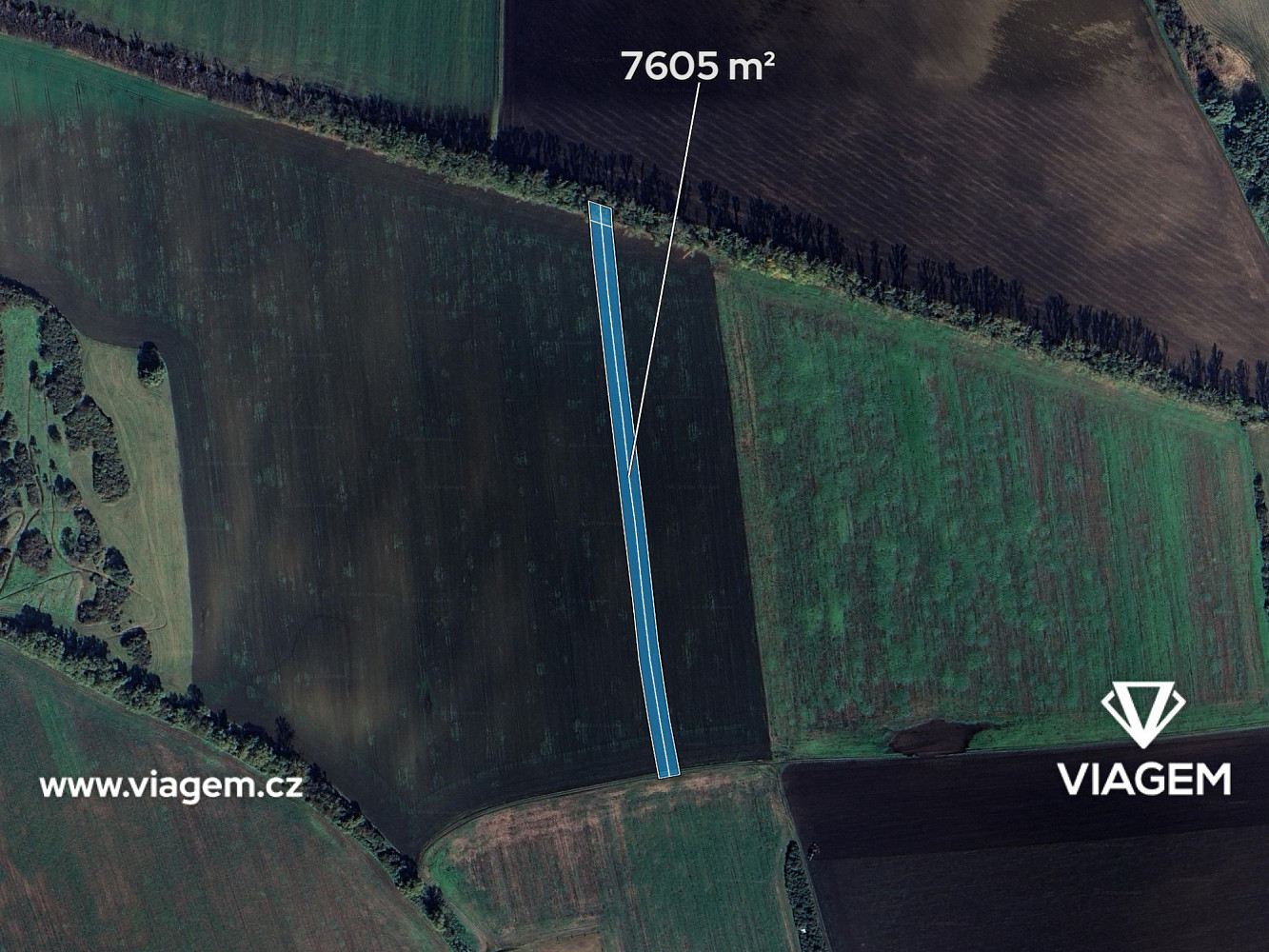 Pole 7 605 m² – pohled 2