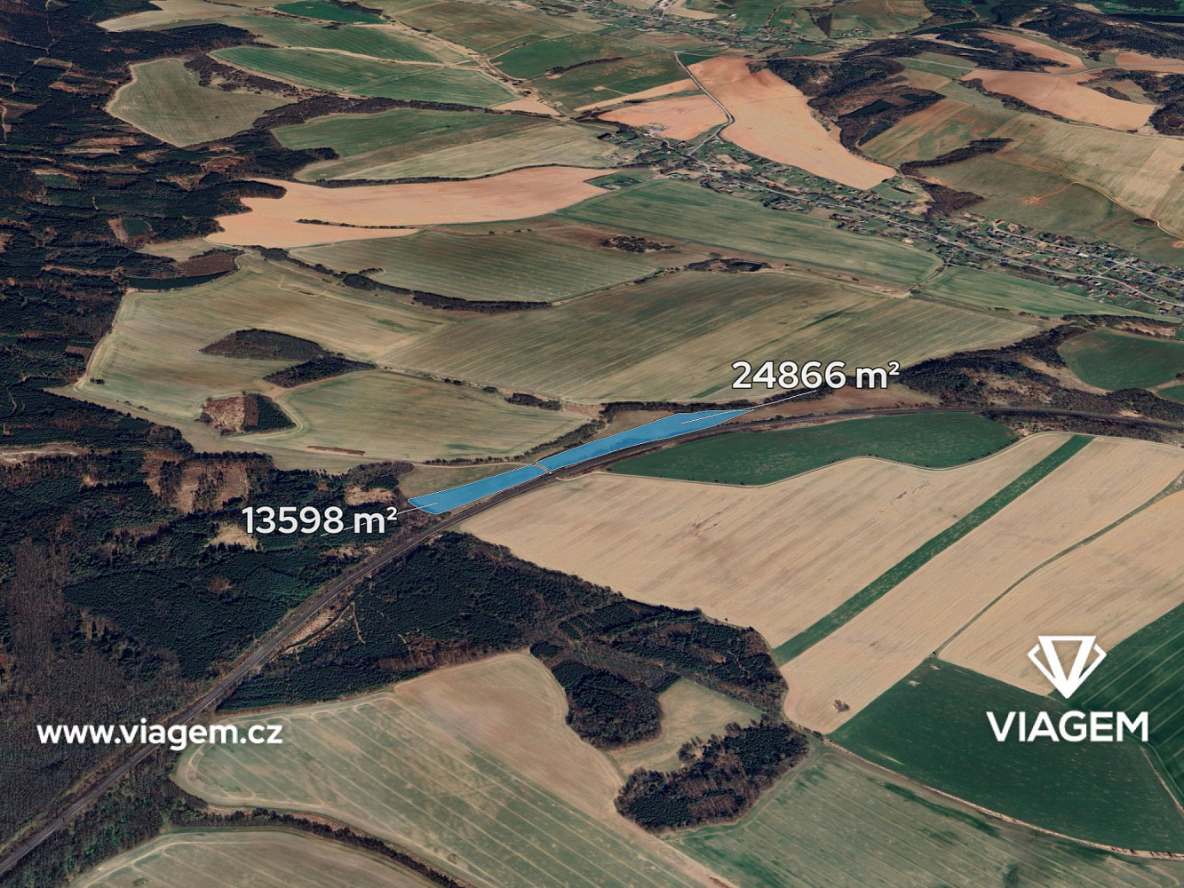 Prodej pole 12 821 m²