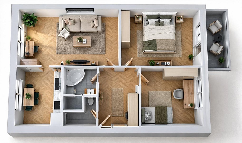 Prodej bytu 3+1 75 m², Hustopeče – náhled fotky 20