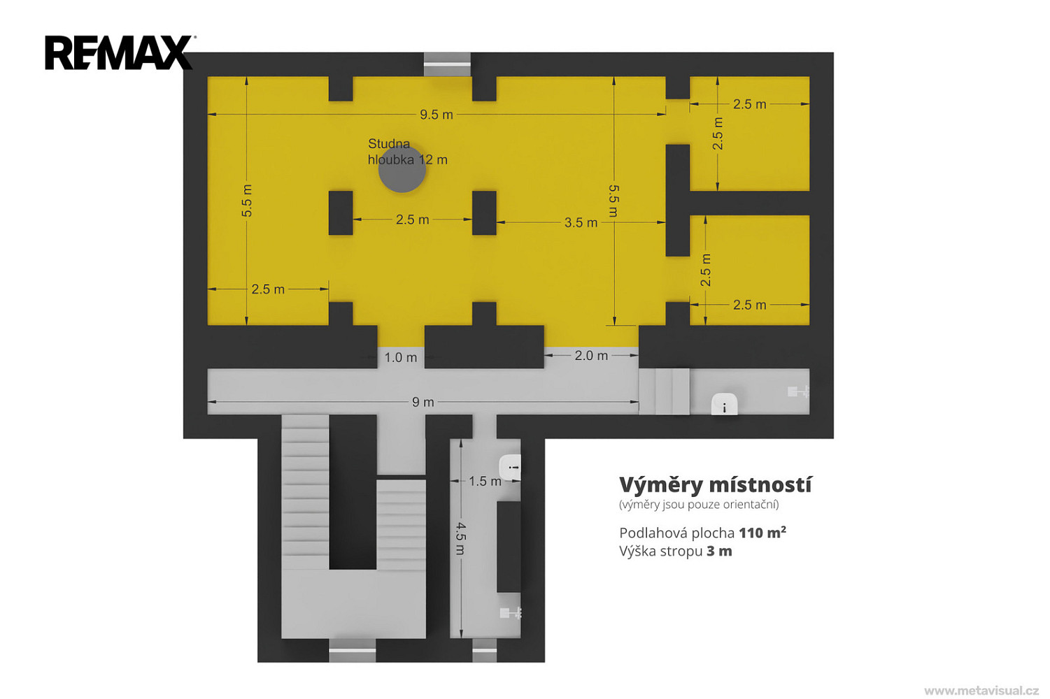 Pronájem obchodních prostor 110 m² – pohled 5